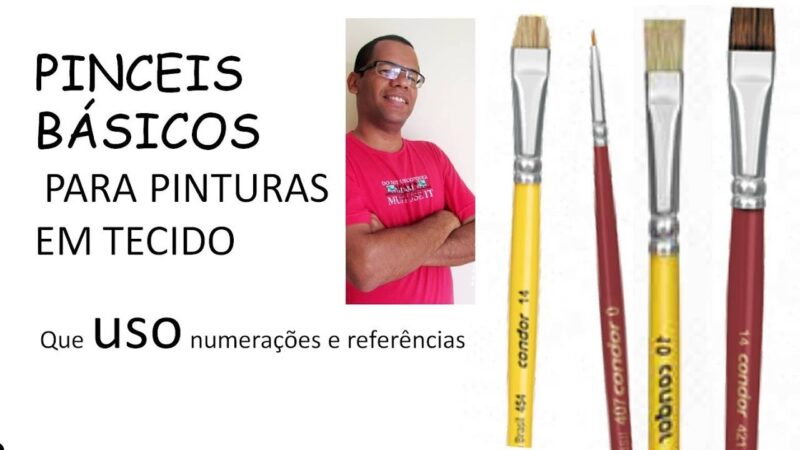 Aprenda a Escolher o Melhor Pincel para Pintura em Tecido